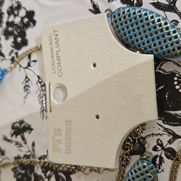 Elegant Blue Jewelry Set slp26 - Picture 4 of 5